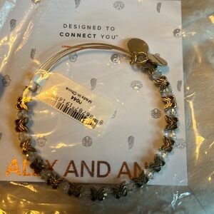 Alex + Ani Angel wing beaded bracelet